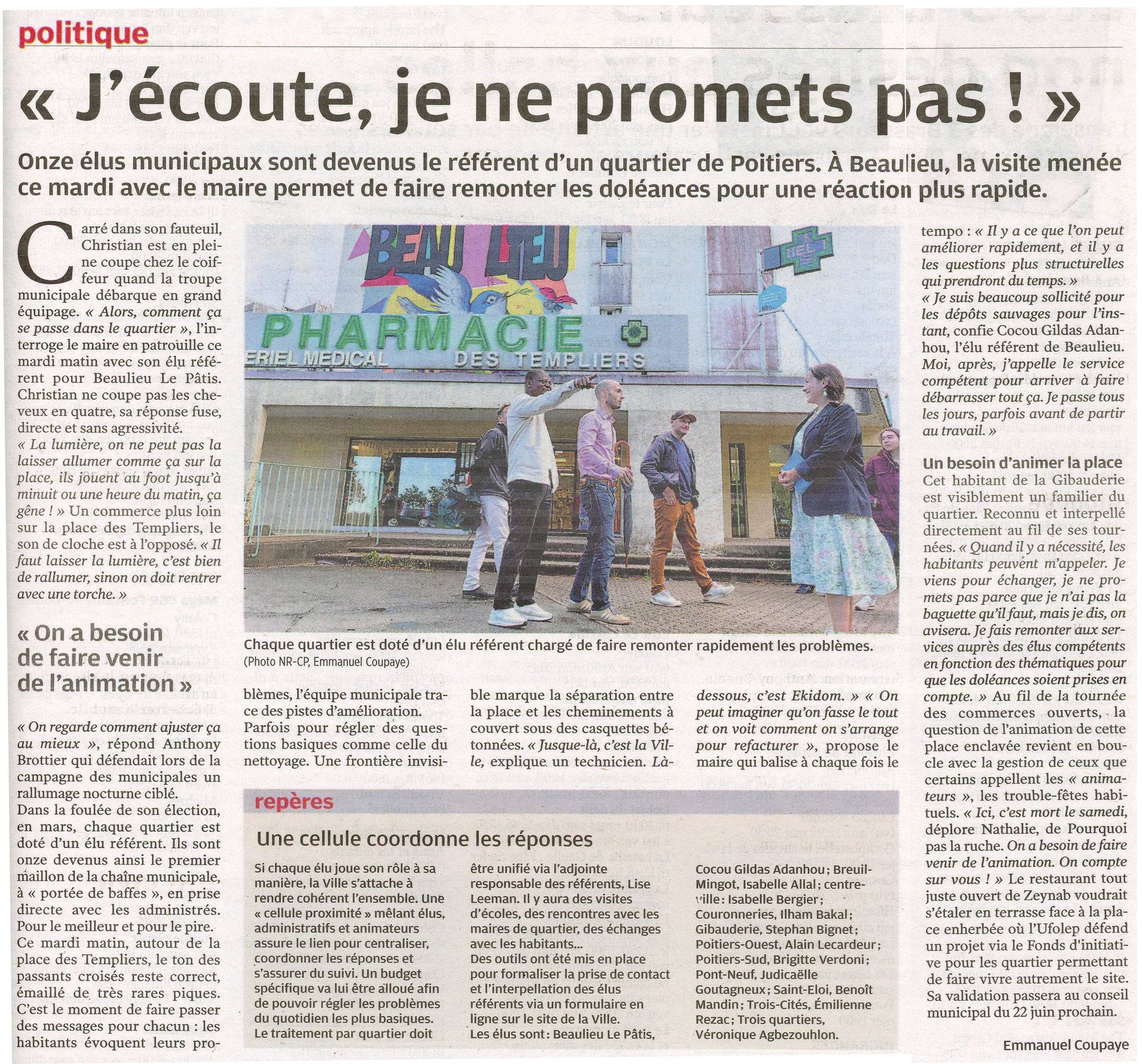 L'article de Centre Presse d'Emmanuel Coupaye du 3 juin 2026.